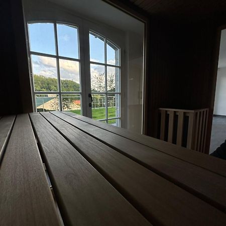 Ferienwohnung Blick Thyratal Obergeschoss Stolberg  ภายนอก รูปภาพ