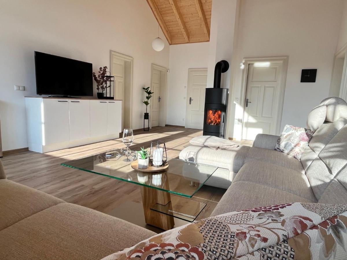 Ferienwohnung Blick Thyratal Obergeschoss Stolberg  ภายนอก รูปภาพ