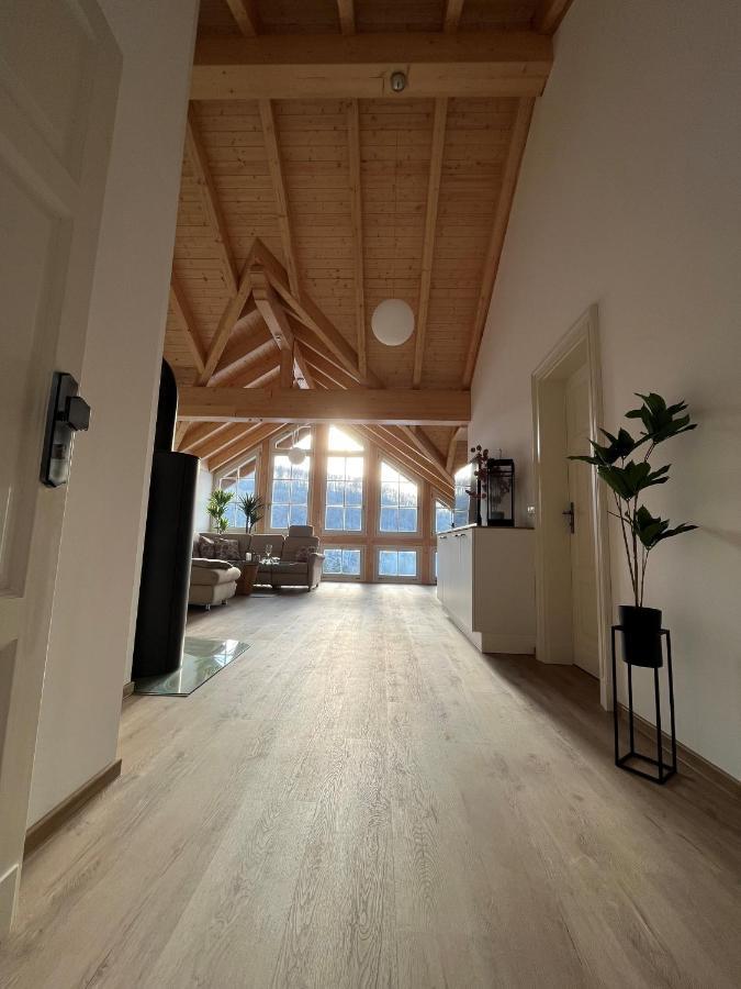 Ferienwohnung Blick Thyratal Obergeschoss Stolberg  ภายนอก รูปภาพ