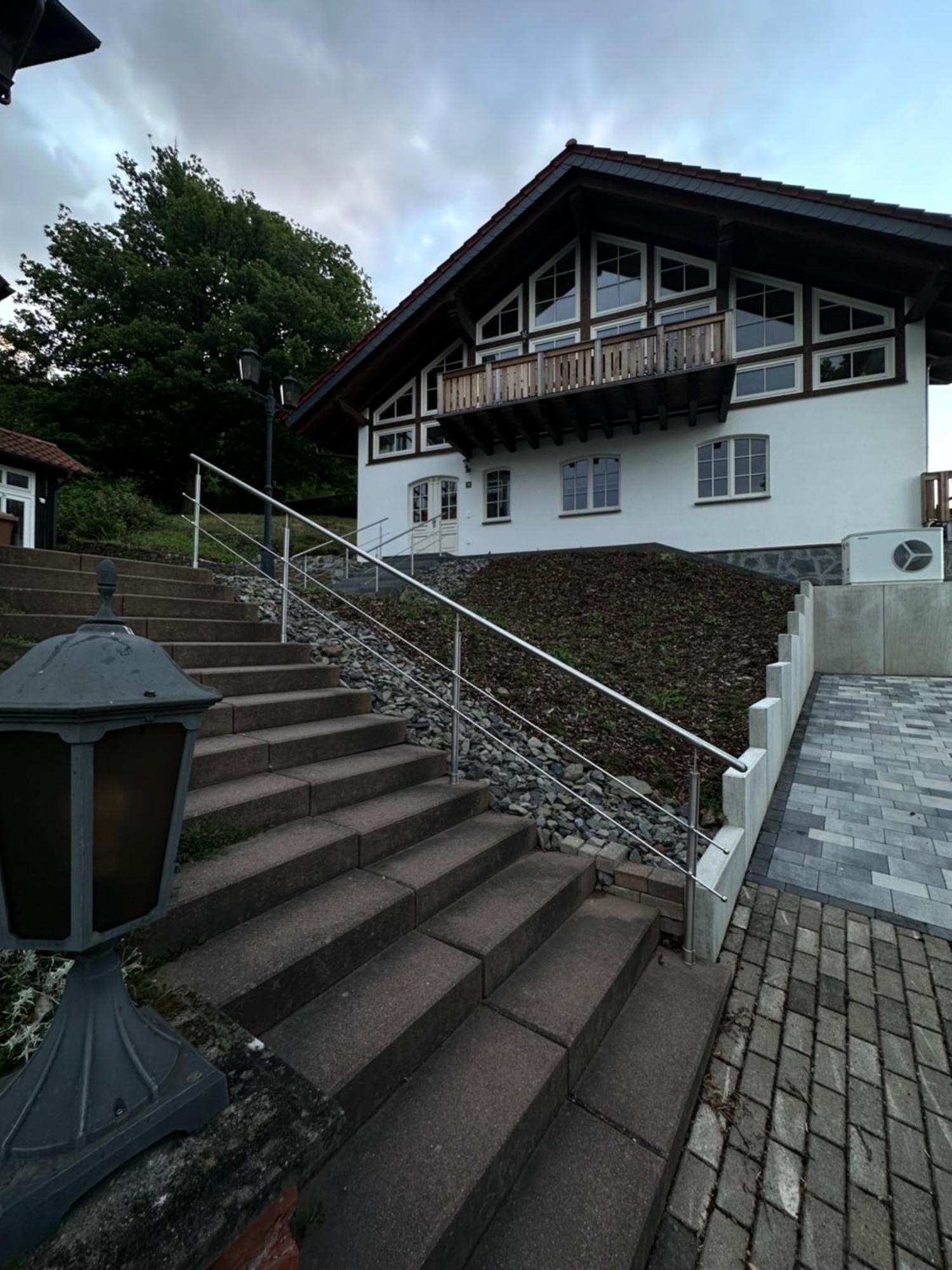 Ferienwohnung Blick Thyratal Obergeschoss Stolberg  ภายนอก รูปภาพ