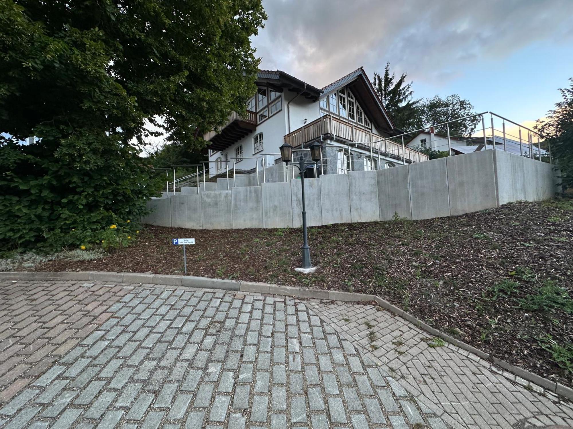 Ferienwohnung Blick Thyratal Obergeschoss Stolberg  ภายนอก รูปภาพ